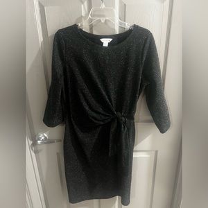 Liz Claiborne Speckled Jersey Knit Dress — size L